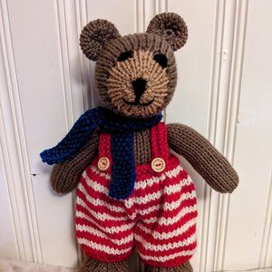 Meet Gaspard - Hand made Tricot baby birthday gift 13 inches